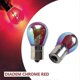 thumbnail image 2 of 2pcs Car Tail Lamp Stop Light S25 PY21W 50DCA BAU15S Silver / Chrome Amber red Glass 12V 21W 1156 BAY15D P21/5W Indicator Bulb, 2 of 5