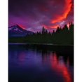 thumbnail image 3 of Leahy, Ike 20x24 Black Modern Framed Museum Art Print Titled - Mt. Hood XXVII, 3 of 5