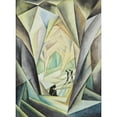 thumbnail image 3 of Jerzy Hulewicz 19x24 Black Modern Framed Museum Art Print Titled - Composition (1920), 3 of 5