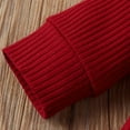 thumbnail image 6 of Gyujnb Baby Girls Winter Outfits Sets Warm Long Sleeve Romper Pants Two Piece Set Soft Comfy Toddler Clothes for Daily Wear,Size:9-12 Months, 6 of 9