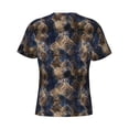 thumbnail image 6 of Vsdgher Watercolor Snake Skin Print Men's Dry Fit Mesh Athletic Shirts Moisture Wicking Tennis T-Shirt Tops, 6 of 9