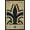 Black Framed Version, variant on NFL New Orleans Saints - Logo 25 Wall Poster, 22.375" x 34"