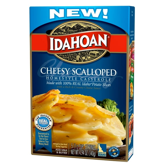 Idahoan® Cheesy Scalloped Homestyle Potato Casserole, 4.94 oz Box