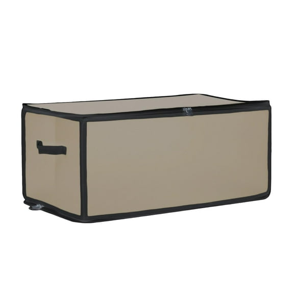 GUOOL Foldable Storage Bins Containers Collapsible Storage Box for Office Drawer Black Black 13L