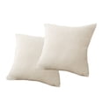 thumbnail image 2 of Toystoory 2 piezas de fundas de almohada para sala de estar, cama, funda de almohada cuadrada decorativa, funda de cojín para coche, suministros Decoración del hogar Beige, 2 of 6