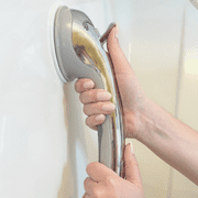 Mommys Helper Safe-er-Grip Bathtub and Shower Balance Assist Bar, 16 inch, Chrome