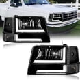 thumbnail image 1 of Faros LED DRL compatibles con Fullux para Ford F150 F250 F350 y Bronco 1992-1996, 1 of 8