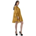 thumbnail image 2 of Moomaya Mustard Yellow Womens Off Shoulder Summer Beach Dress Cotton Vacation Dress With Bell Sleeves - 2XL, 2 of 7