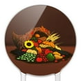 thumbnail image 3 of Acrylic Cornucopia Thanksgiving Holiday Autumn Fall Cake Topper Party Decoration for Wedding Anniversary Birthday Graduation, 3 of 6