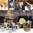 thumbnail image 2 of POINTERTECK Ensemble de Glaçons en Acier Inoxydable pour Whisky Chilling Stone, 2 of 7