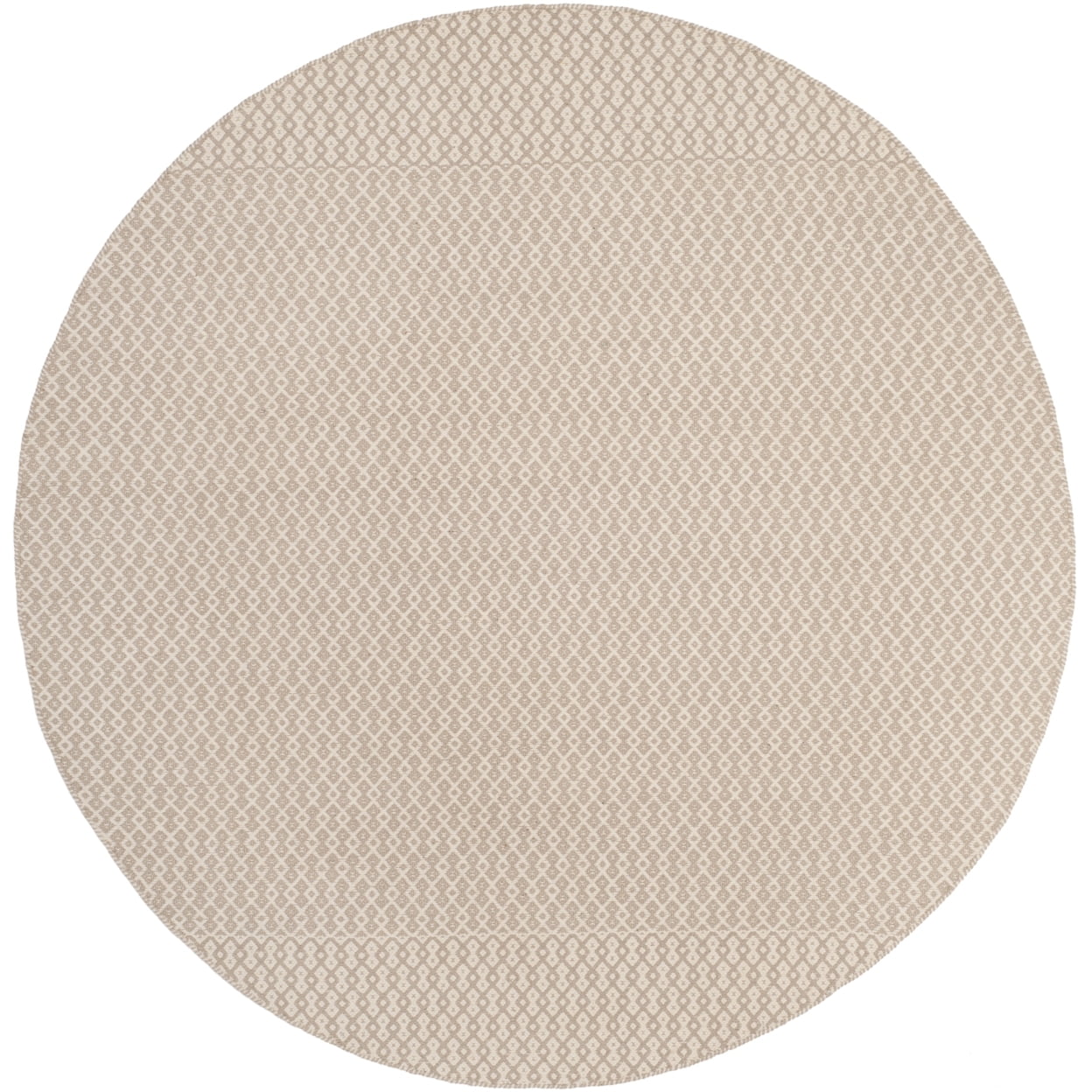SAFAVIEH Montauk Nazca Geometric Cotton Runner Rug, Ivory/Grey, 2'3" x 10'