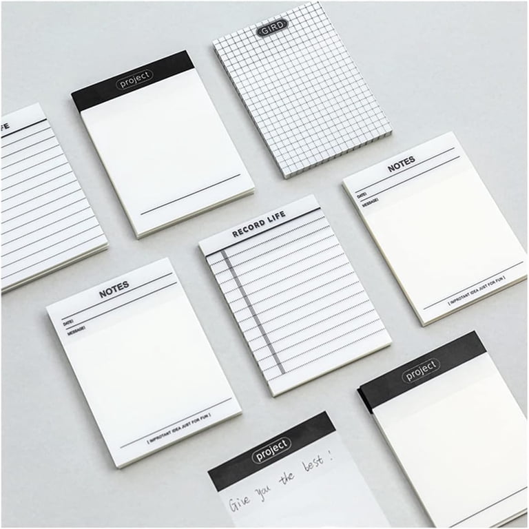 Transparent Sticky Notes, Clear Waterproof Self Adhesive, Memo Pads ...