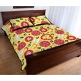 thumbnail image 3 of Juego de cama nórdico con estampado de pizza, tomate y salami, 3 of 5