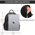 thumbnail image 3 of Mini Backpack Purse, Faux Leather Small Backpack for Women, 3 of 6