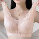 thumbnail image 3 of Puntoco Sujetadores sin aros para mujer Sujetador de encaje fino para mujer, cómodo y ventilado, de talla grande, sin aro de acero, 3 of 4