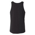 thumbnail image 2 of CROWN CRAZE- Heather CVC Tank for Men | Casual Ribbed Racerback, 4.2 oz 52/48 Ring-Spun Cotton/Polyester Tank Top, Black Heather, 6 Pack, Size L, 2 of 6