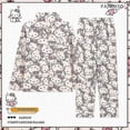 thumbnail image 5 of Womens Kawaii Hello Kitty Printed Pajamas Tops+pants Two-piece Set Sleepwear Nightwear Outfits Home Clothes Gifts -NMAOV, 5 of 5