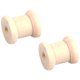 thumbnail image 3 of 100 piezas de carretes de madera de cilindro natural 14 mm x 12,6 mm nuevo Afortunado Sencillez, 3 of 5