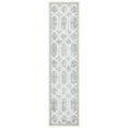 thumbnail image 2 of SAFAVIEH Artistry Jorie Geometric Runner Rug, Ivory/Blue, 2'3" x 9', 2 of 9