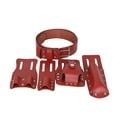 thumbnail image 1 of Cinturón de herramientas de andamio para electricista eléctrico Construcción carpintero Multiherramienta Martillo Cinturón de trabajo de buc Rojo marrón Sunnimix Bolsa de cinturón, 1 of 8