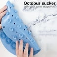 thumbnail image 6 of Kmxyo Bath Mat Suction Cup Anti-slip Rub Back Round Brush Exfoliating Shower Massage Scraper Foot Mat, 6 of 6