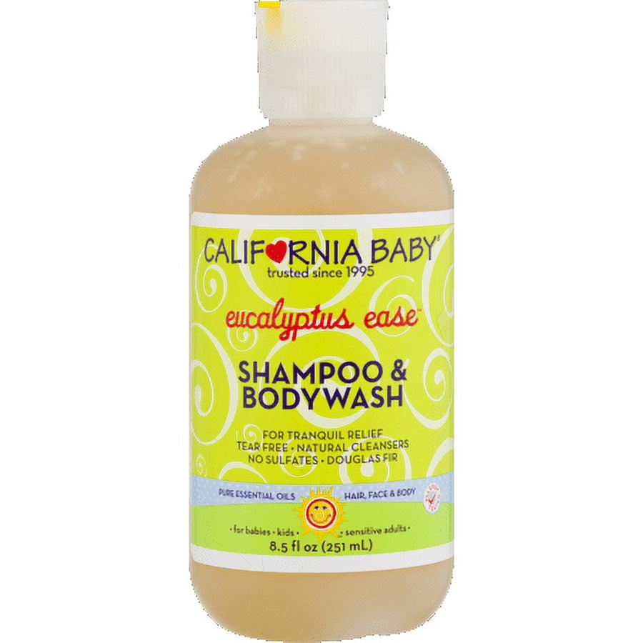 California Baby Eucalyptus Ease Shampoo & Bodywash, 8.5 FL OZ
