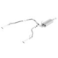 thumbnail image 1 of Borla Exhaust System Kit 140552 Touring Cat Back System; T-304 Stainless Steel; With Muffler; 3 Inch Pipe Diameter To 2-1/2 Inch Pipe Diameter; Single Exhaust With Dual Exit; Split Rear Exit, 1 of 2