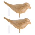 thumbnail image 1 of 2 Pcs Clothes Hooks Bird Shaped Hat Hooks Wall Mount Hooks Coat Hanging Hooks, 1 of 4