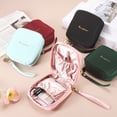 thumbnail image 6 of Mini Makeup Bag for Purse, Small Cute Zipper Travel Cosmetic Bags Preppy Toiletry Storage Pouch for Coin Sanitary , Green, 6 of 7