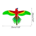 thumbnail image 2 of D Parrot Design Kite 35Cm With Fishing Rod Kids Outdoor Toy Dynamic Flying Parent Child Interactive Game, 2 of 5