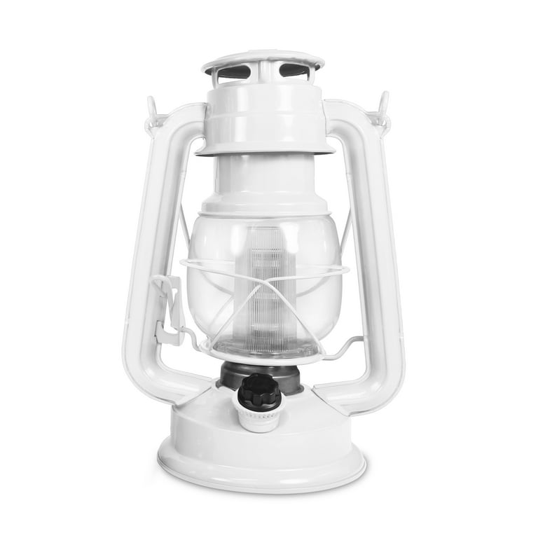 Northlight 12.4-Inch LED Battery Operated Lantern White Flickering