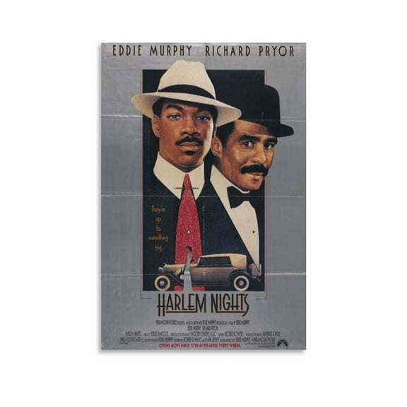 Harlem Nights Movie Poster Picture Print Canvas Poster Wall Paint Art Posters Decor Modern Home Artworks Gift 12x18inch(30x45cm)