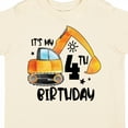 thumbnail image 4 of Inktastic Construction Truck It's My 4th Birthday Boys or Girls Toddler T-Shirt, 4 of 5