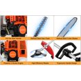 thumbnail image 6 of Floseru 2026 New Gas Weed Wacker - 52cc 2-Stroke 5 in 1 Multi-Functional Lawn Mower Hedge Trimmer Pruners Gas Powered Brush Cutter, Handheld Weed Eater for Garden and Yard Lawn, 6 of 12