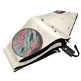 thumbnail image 6 of FORMRS Travel Umbrella Folding Auto Open Close Windproof Rain UV Protection, Beige Astronaut Planet, 6 of 8
