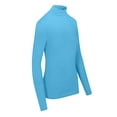 thumbnail image 3 of M&M SCRUBS Women's Long Sleeve Turtle-Neck T-Shirt Under Scrub (Water Blue, Medium), 3 of 5