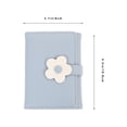 thumbnail image 2 of KAKOWELY Cartera pequeña con flores, de tres pliegues, de piel sintética, tarjetero, monedero para niñas y mujeres., 2 of 4