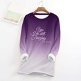 thumbnail image 1 of DPTALR Women's Large Loose Raglan Top Thickened And Velvet Lamb Wool Warm Underlay, 1 of 3