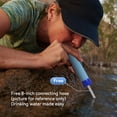 thumbnail image 2 of Purewell Personal Portable Water Filtration Straw, Ideal for Survival, Camping, Hiking, and Emergencies, Blue, 2 of 7