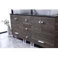 thumbnail image 2 of Wonline 60" Double PLY Wood Bathroom Vanity Cabinet with Square Ceramic Sink and Mirror Combo, 2 of 8