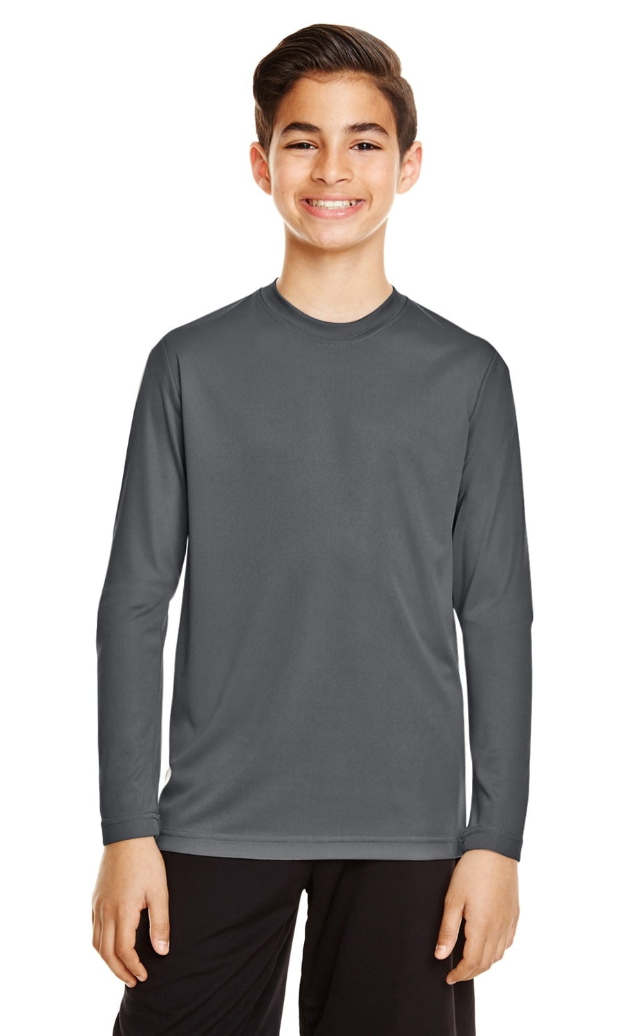 Team 365 TT11YL T3 Youth Performance LS TEE Black L
