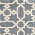 thumbnail image 4 of 3'x5' Slate Blue Geometric Machine Woven Microfiber Indoor Area Rug, 4 of 4