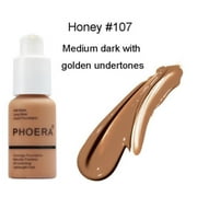 PHOERA Foundation Professional Makeup Full Coverage Fast Base Brighten long-lasting Shade
