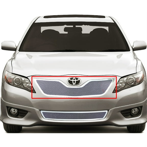 2010-2011 Toyota Camry Not For Se And Hybrid Model Stainless Steel Polished Finish 1.8 Mm Wire Mesh Mesh Grille