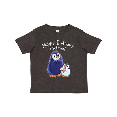 

Inktastic Happy Birthday Nana!- Cute Penguins Boys or Girls Toddler T-Shirt