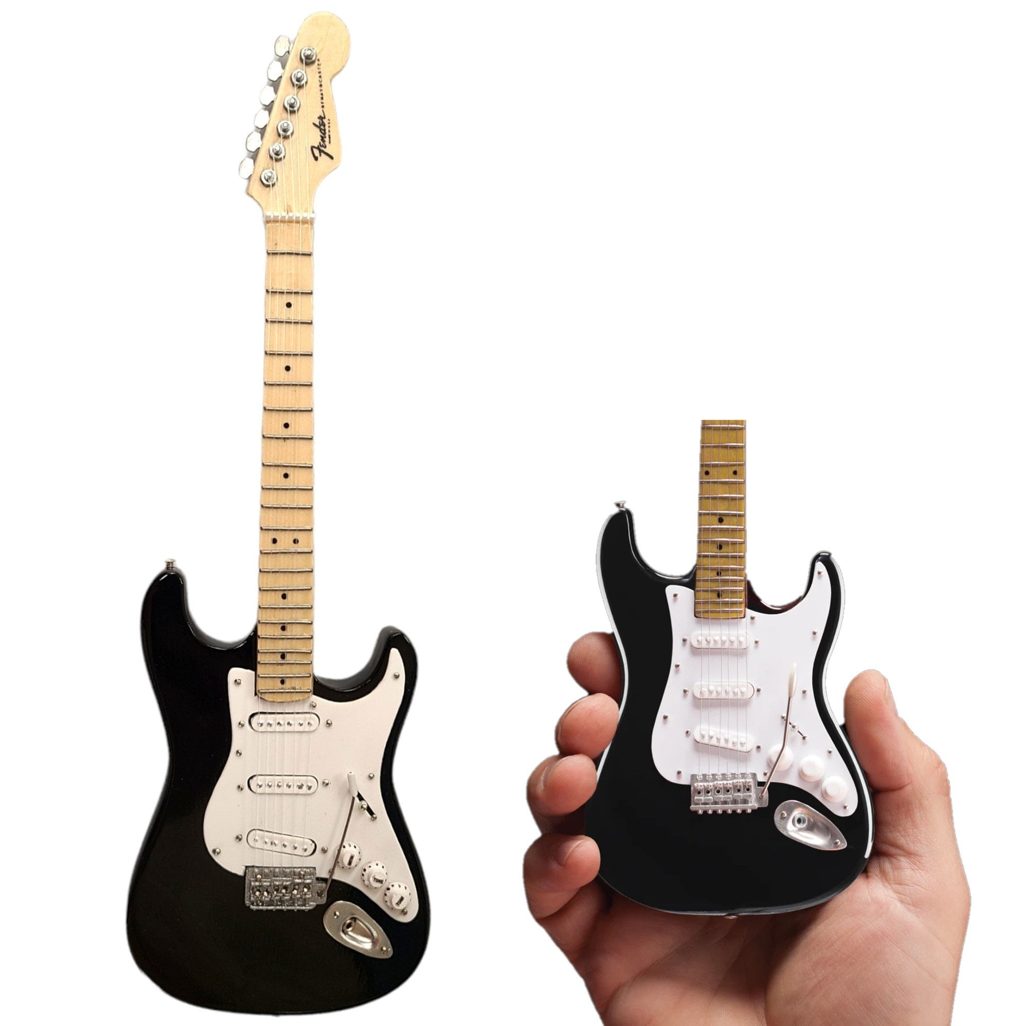 Axe Heaven Classic Black Fender Stratocaster Mini Guitar Replica - FS-002
