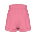 thumbnail image 5 of Mgmyaa Girls' Casual Shorts Summer High Waist Rolled Loose Comfy Shorts 5-15 Years, 5 of 6
