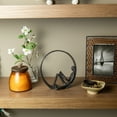 thumbnail image 3 of Danya B. Contemporary Encircled Female Reader Cast Iron Sculpture Statue, 3 of 11