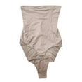 thumbnail image 5 of PEASKJP Shapewear Tummy Control Firm Control Shapewear Seamless Sculpting Thong Body Shaper, Beige M, 5 of 5