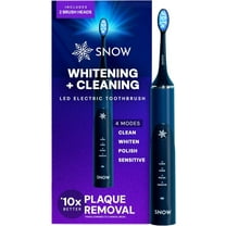 SNOW LED Whitening Electric Toothbrush | Dentist-Designed Electric Toothbrush for Adults | Sonic Technology, LED Light, Modes, Timer, Rechargeable Plaque Removal & Teeth Whitening Polar Blue Gen2